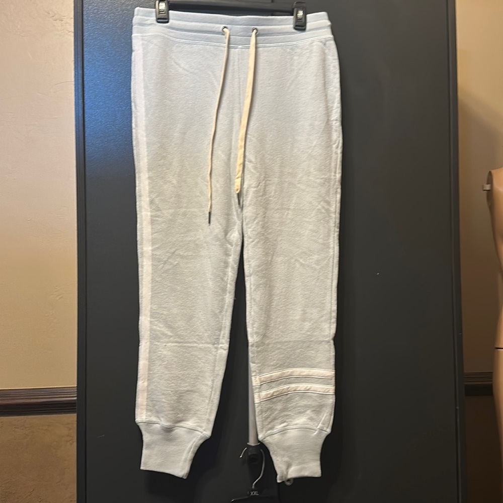 n: Philanthropy Matador Side Stripe Joggers in Quiet Gray sz M NWT